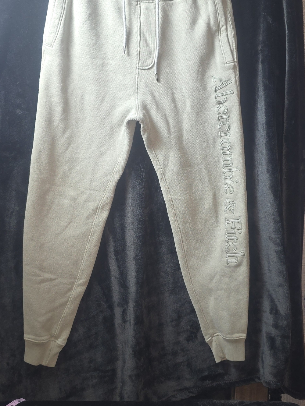 Abercrombie Kids Sage Green Logo Jogger Pants